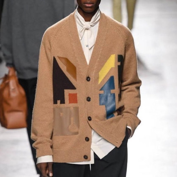 Authentic Hermes men’s cardigan sweater M - Picture 4 of 5